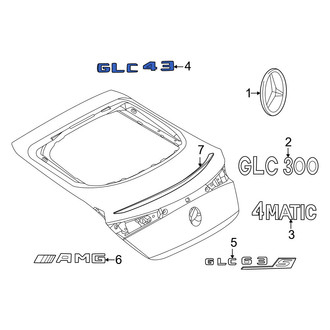 Mercedes-Benz OE - Rear Hatch Emblem