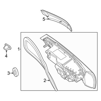 Mercedes-Benz OE - Rear Lamps - Tail Lamps (Lift Gate, Mounted), (Sport Utility Coupe 254.347 Body Code)