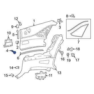 Mercedes-Benz OE - Instrument Panel Air Bag Bolt