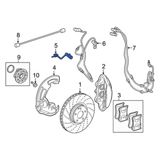 Mercedes-Benz OE - Front Disc Brake Pad Wear Sensor