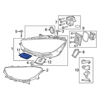 Mercedes-Benz OE - Front Left Headlight Control Module