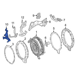 Mercedes-Benz OE - Front Hybrid Starter Generator Motor Bracket