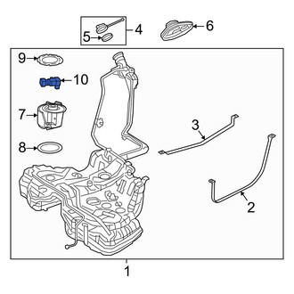 Mercedes-Benz OE - Fuel Pressure Sensor