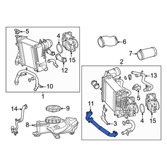 Mercedes-Benz OE - Intercooler Hose