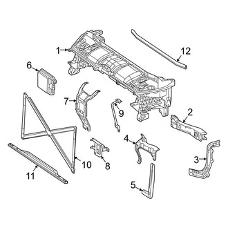 Mercedes-Benz OE - Radiator Support (4Matic)