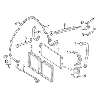 Mercedes-Benz OE - Cooling - Radiator & Components (Battery Cooling), (4Matic Sport Utility Coupe)