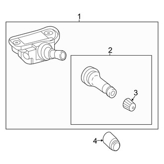 Mercedes-Benz OE - Electrical - Tire Pressure Monitor Components (Sport Utility Coupe)