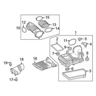 Mercedes-Benz OE - Engine - Air Intake (167.359 Body Code / 167.361 Body Code)
