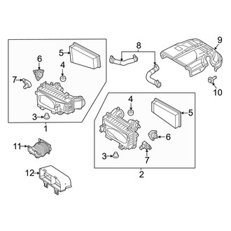 Mercedes-Benz OE - Engine - Air Intake (167.389 Body Code)