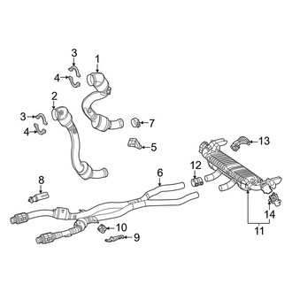 Mercedes-Benz OE - Exhaust System - Exhaust Components
