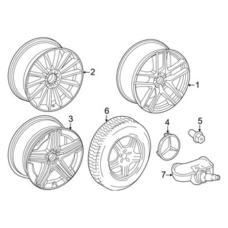 Mercedes-Benz OE - Wheels (21"), (Sport Utility Coupe)