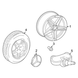 Mercedes-Benz OE - Wheels (20")