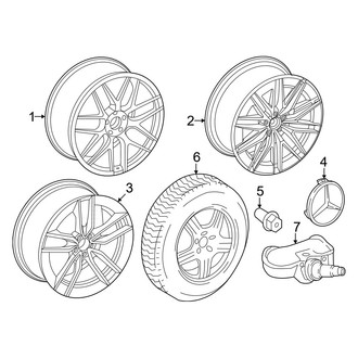 Mercedes-Benz OE - Wheels (22"), (4Matic)