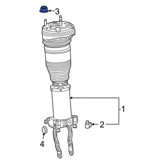 Mercedes-Benz OE - Upper Suspension Shock Absorber Nut