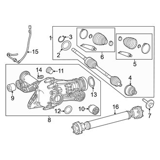 Mercedes-Benz OE - Front Suspension - Carrier & Front Axles