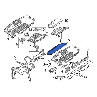 Mercedes-Benz OE - Lower Instrument Panel Trim Panel