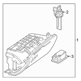 Mercedes-Benz OE - Instrument Panel - Glove Box (Sport Utility Coupe)