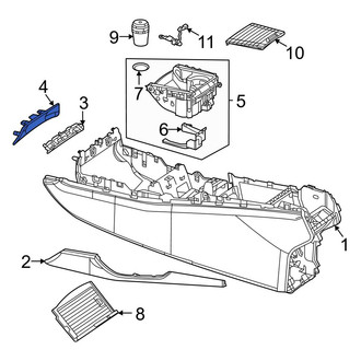 Mercedes-Benz OE - Front Console Trim Panel