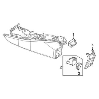 Mercedes-Benz OE - Console (Rear Components), (Sport Utility Coupe)