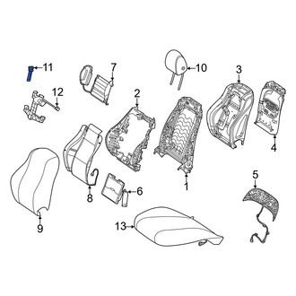 Mercedes-Benz OE - Rear Right Headrest Guide