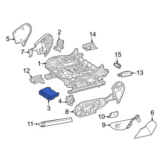 Mercedes-Benz OE - Front Left Power Seat Control Module