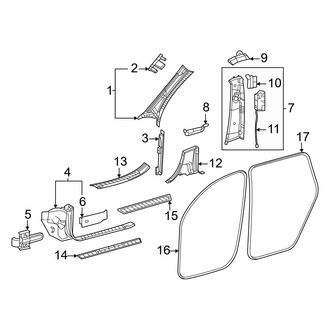 Mercedes-Benz OE - Pillars, Rocker & Floor - Interior Trim (Sport Utility Coupe)