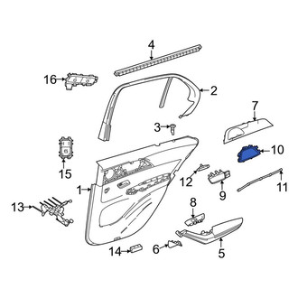 Mercedes-Benz OE - Speaker Cover