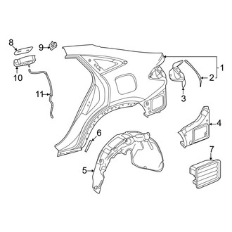 Mercedes-Benz OE - Quarter Panel & Components (Sport Utility Coupe)