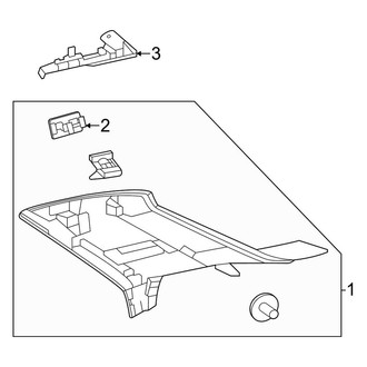 Mercedes-Benz OE - Quarter Panel - Interior Trim (Sport Utility Coupe)