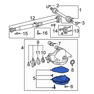 Mercedes-Benz OE - Rear Differential Housing