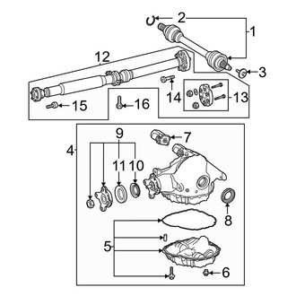 Mercedes-Benz OE - Rear Suspension - Axle & Differential (4Matic)