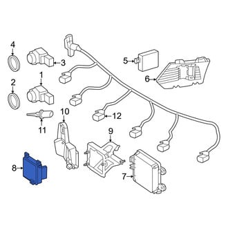 Mercedes-Benz OE - Front Cruise Control Distance Sensor