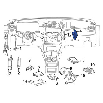 Mercedes-Benz OE - Front Infotainment Display Control Module