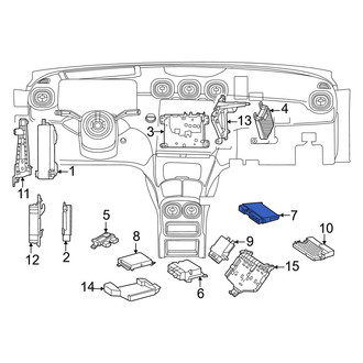 Mercedes-Benz OE - Front Left Seat Heater Control Module