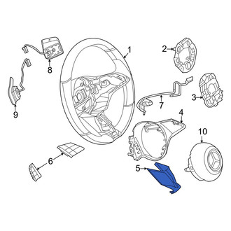Mercedes-Benz OE - Lower Steering Wheel Trim