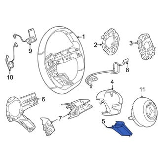 Mercedes-Benz OE - Front Lower Steering Wheel Trim