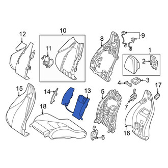 Mercedes-Benz OE - Front Seat Lumbar Support Cushion