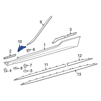 Mercedes-Benz OE - Windshield Molding Clip
