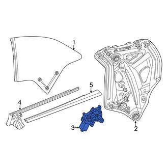 Mercedes-Benz OE - Front Right Window Motor