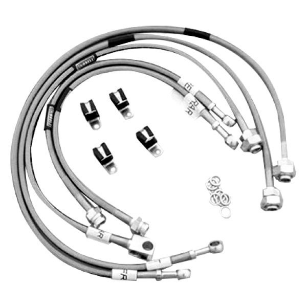 Merchant Automotive® - Russell Braided Stainless Steel Brake Lines