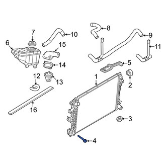 Mercury OE - Radiator Drain Plug