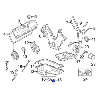 Mercury OE - Engine Oil Drain Plug