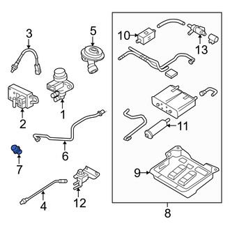 Mercury OE - Exhaust Gas Recirculation (EGR) Tube Adapter