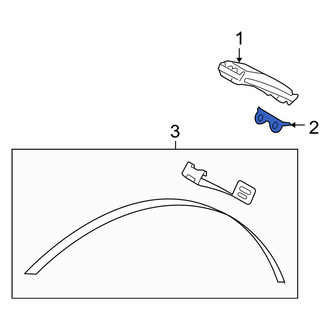 Mercury OE - Tire Pressure Monitoring System (TPMS) Sensor Clip