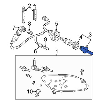 Mercury OE - Front Headlight Bulb