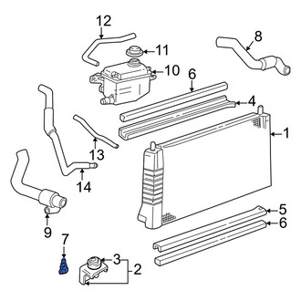 Mercury OE - Radiator Drain Plug