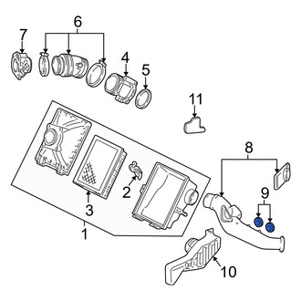 Mercury OE - Engine Air Duct Insulator