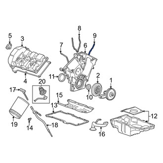 Mercury OE - Left Engine Timing Cover Gasket