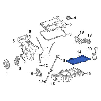 Mercury OE - Engine Oil Pan Gasket