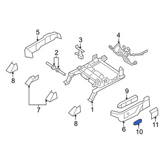Mercury OE - Front Power Seat Switch Knob